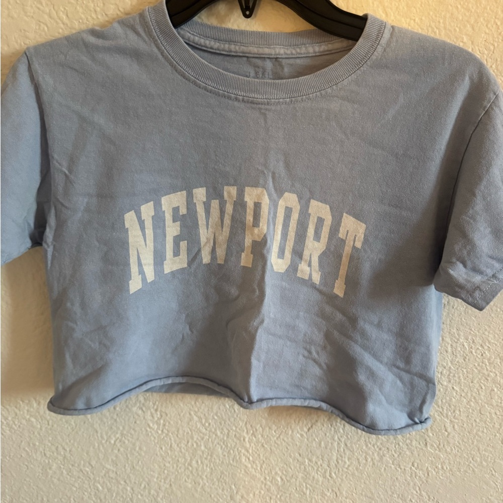 Newport Blue T-Shirt Crop